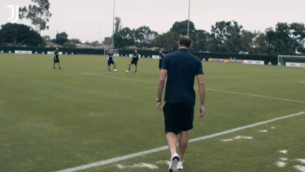 Chiellini visits Juventus in LA
